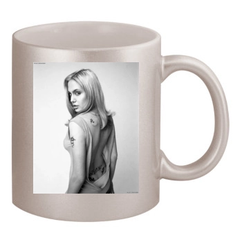 Angelina Jolie 11oz Metallic Silver Mug