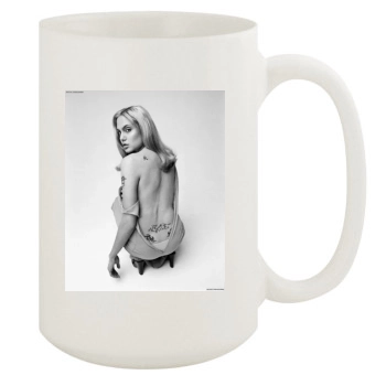 Angelina Jolie 15oz White Mug