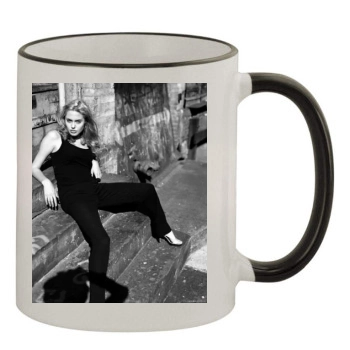 Angelina Jolie 11oz Colored Rim & Handle Mug