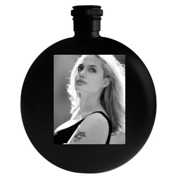 Angelina Jolie Round Flask