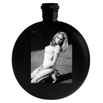 Angelina Jolie Round Flask