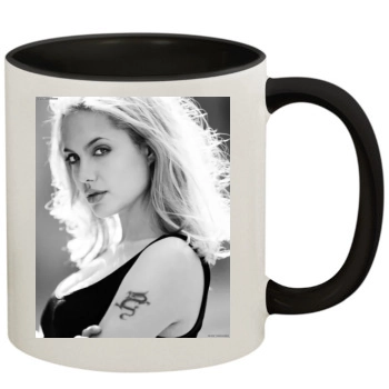 Angelina Jolie 11oz Colored Inner & Handle Mug