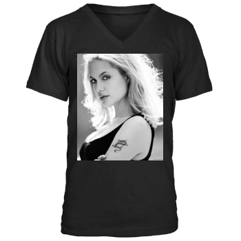 Angelina Jolie Men's V-Neck T-Shirt