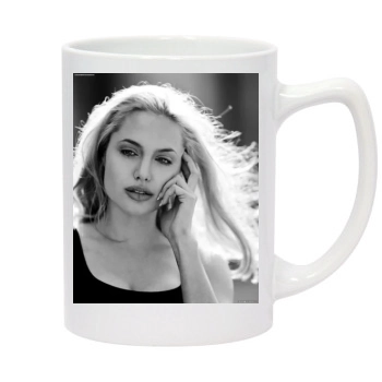 Angelina Jolie 14oz White Statesman Mug