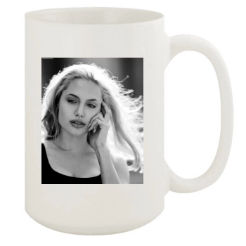 Angelina Jolie 15oz White Mug