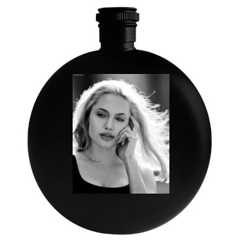 Angelina Jolie Round Flask