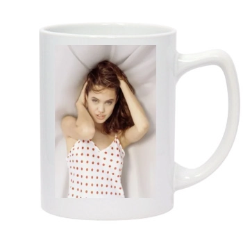 Angelina Jolie 14oz White Statesman Mug