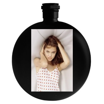 Angelina Jolie Round Flask