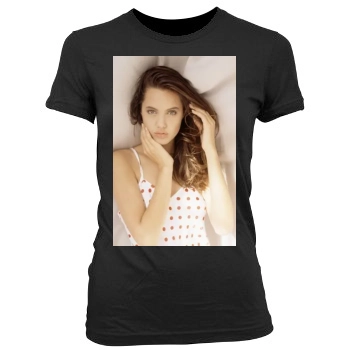 Angelina Jolie Women's Junior Cut Crewneck T-Shirt