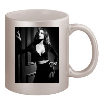 Angelina Jolie 11oz Metallic Silver Mug