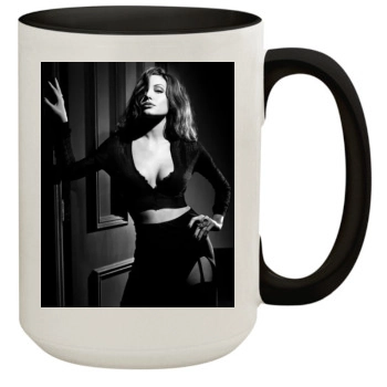 Angelina Jolie 15oz Colored Inner & Handle Mug