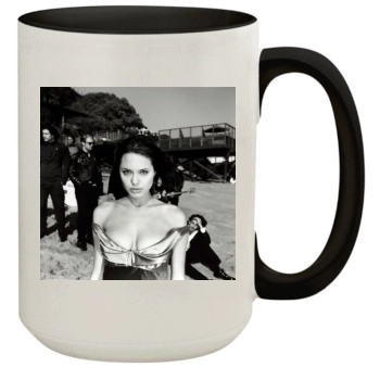 Angelina Jolie 15oz Colored Inner & Handle Mug