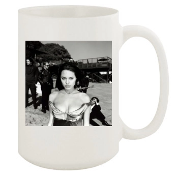 Angelina Jolie 15oz White Mug