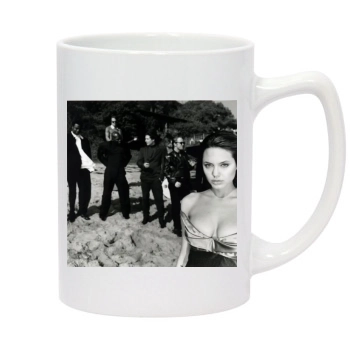 Angelina Jolie 14oz White Statesman Mug