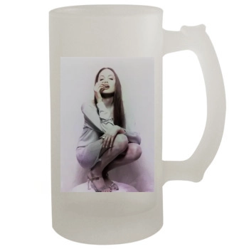 Angelina Jolie 16oz Frosted Beer Stein