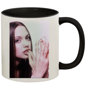 Angelina Jolie 11oz Colored Inner & Handle Mug