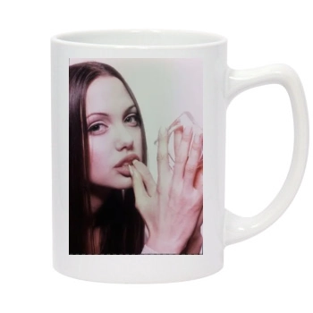 Angelina Jolie 14oz White Statesman Mug