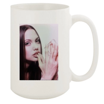 Angelina Jolie 15oz White Mug