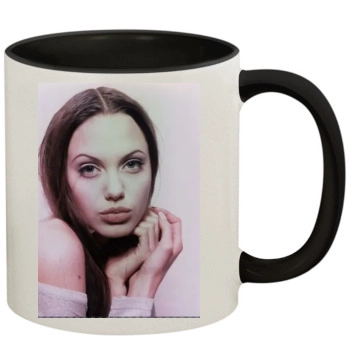 Angelina Jolie 11oz Colored Inner & Handle Mug