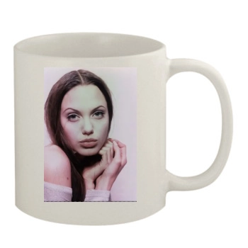 Angelina Jolie 11oz White Mug