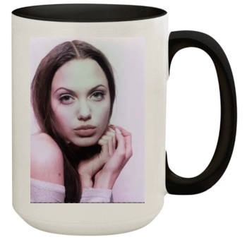 Angelina Jolie 15oz Colored Inner & Handle Mug