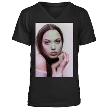 Angelina Jolie Men's V-Neck T-Shirt