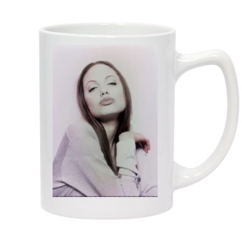 Angelina Jolie 14oz White Statesman Mug