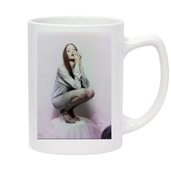 Angelina Jolie 14oz White Statesman Mug