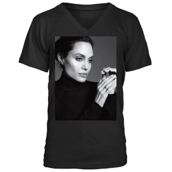 Angelina Jolie Men's V-Neck T-Shirt