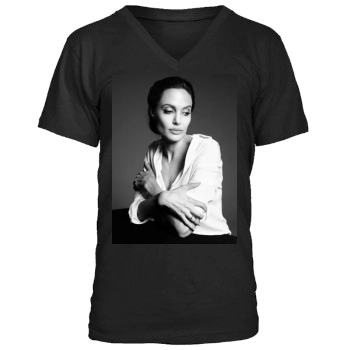 Angelina Jolie Men's V-Neck T-Shirt