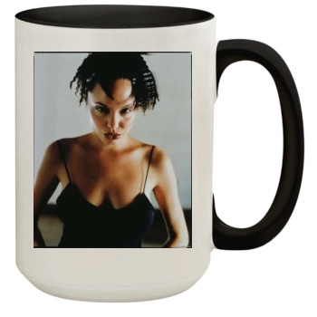 Angelina Jolie 15oz Colored Inner & Handle Mug