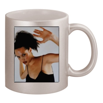 Angelina Jolie 11oz Metallic Silver Mug