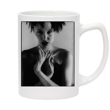 Angelina Jolie 14oz White Statesman Mug