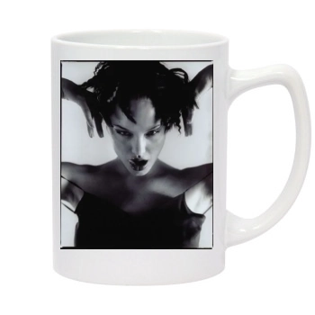 Angelina Jolie 14oz White Statesman Mug