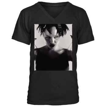 Angelina Jolie Men's V-Neck T-Shirt