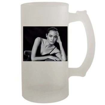 Angelina Jolie 16oz Frosted Beer Stein