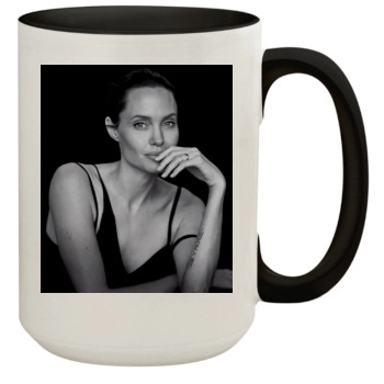 Angelina Jolie 15oz Colored Inner & Handle Mug