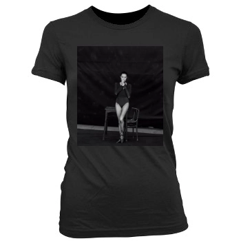 Angelina Jolie Women's Junior Cut Crewneck T-Shirt