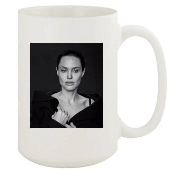 Angelina Jolie 15oz White Mug