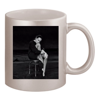 Angelina Jolie 11oz Metallic Silver Mug