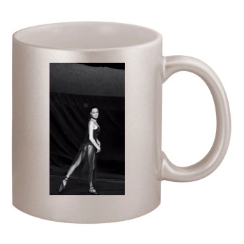 Angelina Jolie 11oz Metallic Silver Mug