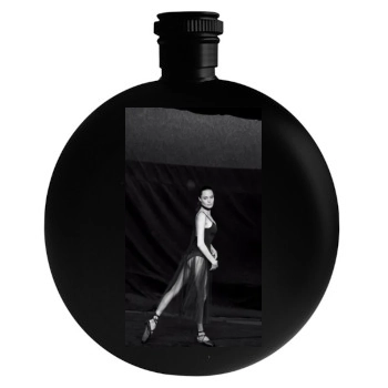 Angelina Jolie Round Flask