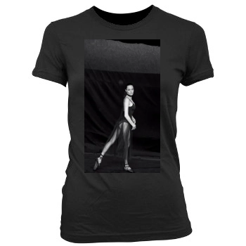 Angelina Jolie Women's Junior Cut Crewneck T-Shirt