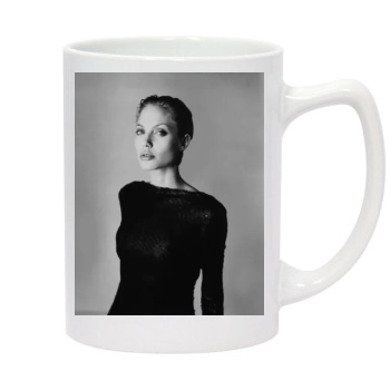 Angelina Jolie 14oz White Statesman Mug