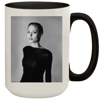 Angelina Jolie 15oz Colored Inner & Handle Mug