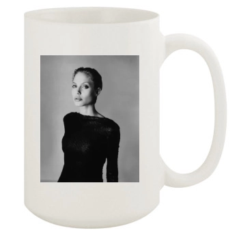 Angelina Jolie 15oz White Mug