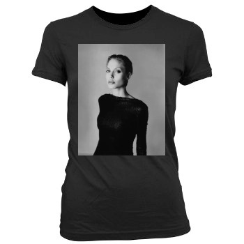 Angelina Jolie Women's Junior Cut Crewneck T-Shirt