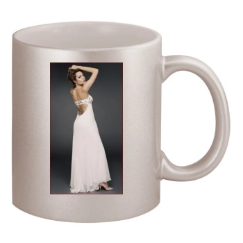 Angelina Jolie 11oz Metallic Silver Mug