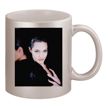 Angelina Jolie 11oz Metallic Silver Mug