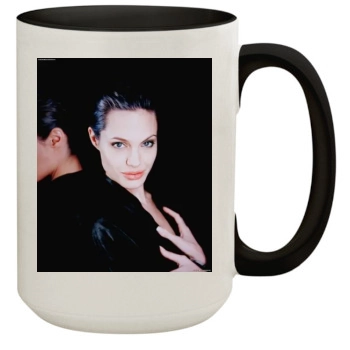 Angelina Jolie 15oz Colored Inner & Handle Mug